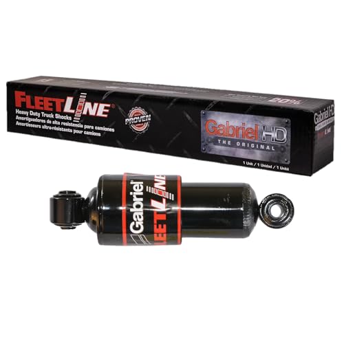 Image of Gabriel 83051 FleetLine HD Truck Cab Shocks Fits 2004-2009 International 9000 Series Models with 51 inch Low-Roof Sleeper & with 72 inch High-Roof Sleeper; OEM# 12010154, 12010254, 2585145C1