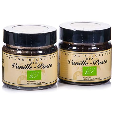 Taylor & Colledge Bio-Vanille-Paste (DE-ÖKO-006) 2x65g Doppelpack Cover