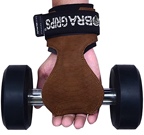 Image of Cobra Grips Weight Lifting Gloves with Adjustable Neoprene Padded Wrist Wraps - Heavy Duty Alternative to Power Lifting Hooks for Deadlifts