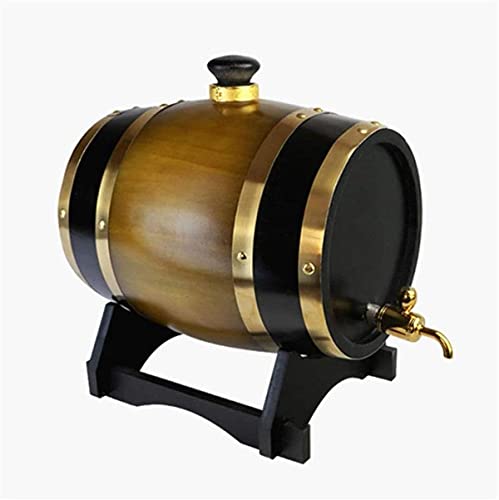 Barril de Vino de Madera de Roble de 3 l/10 l, dispensador para almacenar Cerveza y licores.