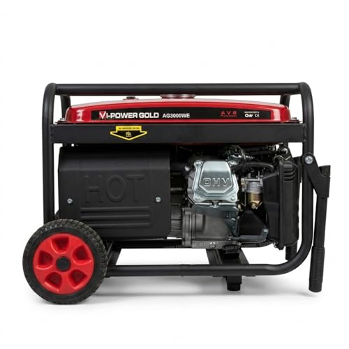 Image of VI POWER GOLD 3 KVA SELF START GENERATOR FOR HOME AND OUTDOOR USE | 3 KW OR 3000 WATT GENERATOR