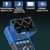 HDS2102S Oscilloscope, 100MHz Bandwidth 2+1 CH Digital Handheld Oscilloscope Multimeter, 3 in 1 Waveform Generator for Electronic Measurement, Circuit Design Test