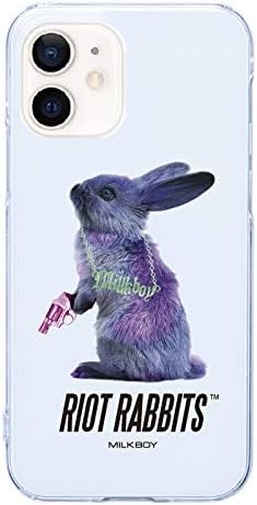 Amazon スマホケース Milkboy ミルクボーイ Iphone対応 Iphone12 Iphone12pro クリアケース ハードケース Riot Rabbits 家電 カメラ オンライン通販