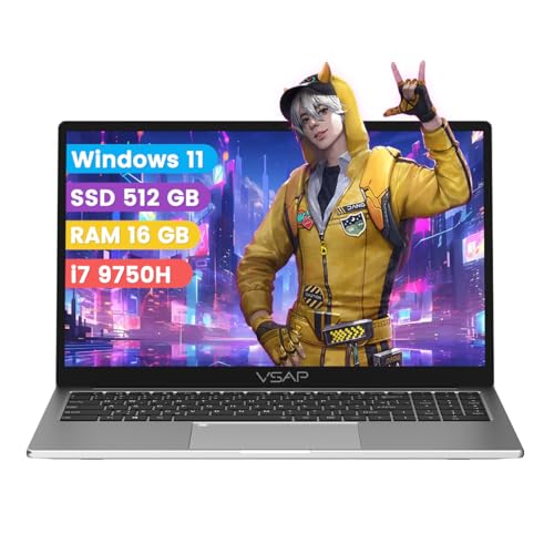 Notebook intel i7 9750H 16GB RAM 512GB SSD Win 11 15.6in : Amazon