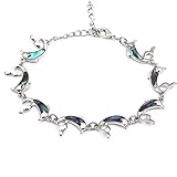 KunBead Dolphin Summer Anklets for Women Animal Shell Ankle Anklet Bracelets Gift