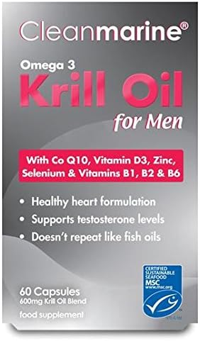 Cleanmarine Krill Oil for Men 60mg