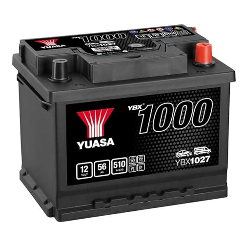 Yuasa YBX1027 12V 56Ah 510CCA Sealed Maintenance Free High Performance Car Battery