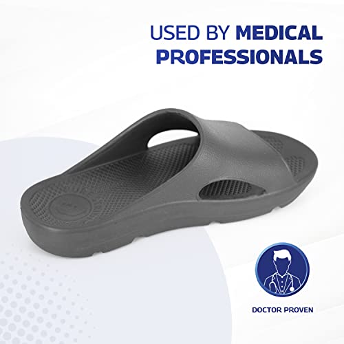 Pure Stride Therapeutic Slides, Orthotic Sandals for Plantar Fasciitis, Metatarsal and Heel Spurs, for Pain Relief and Arch Support of Feet4