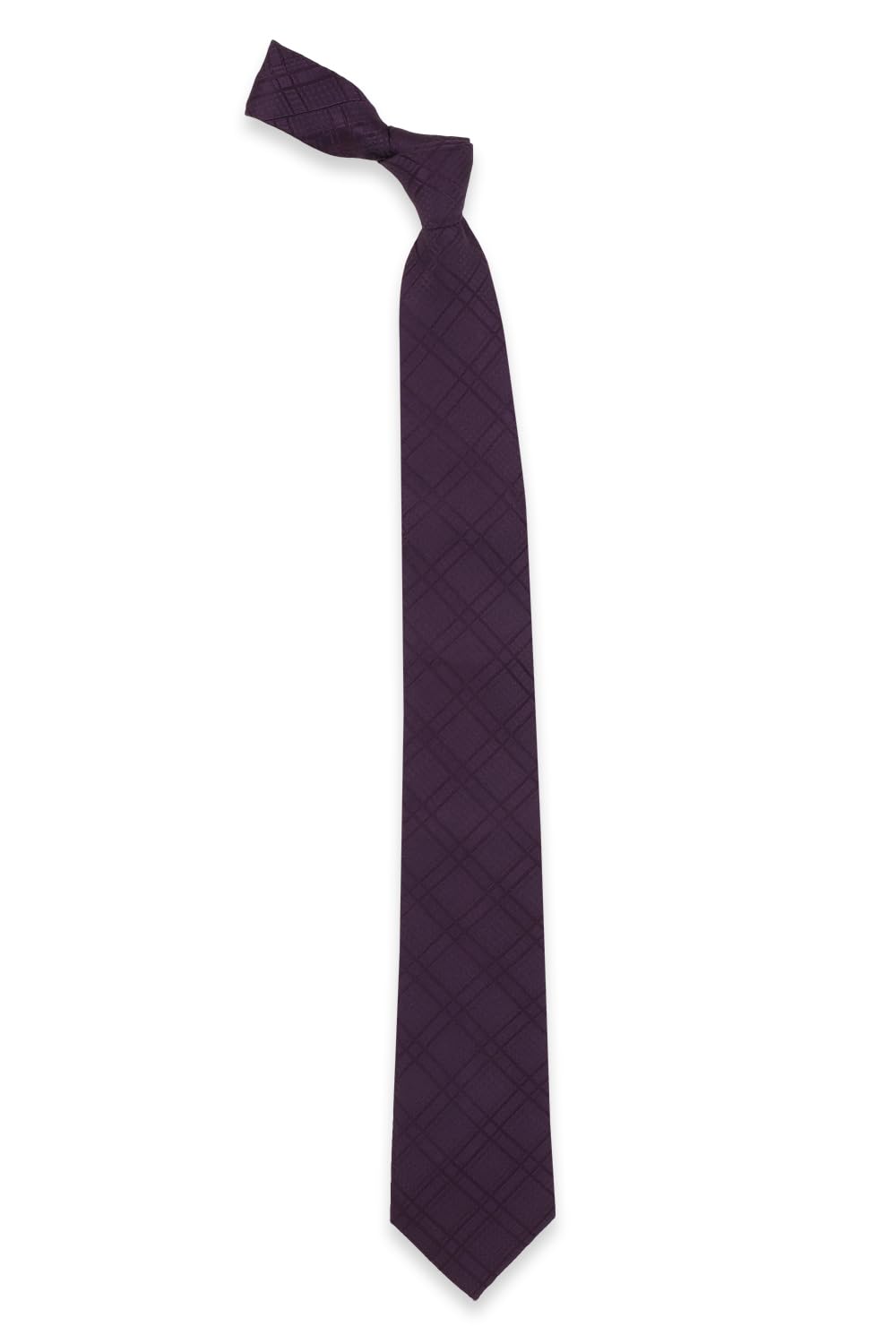 peter england Men Purple Check Tie-picture-15