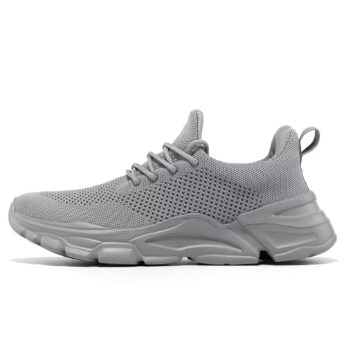 Image of Wrezatro Men's Slip on Walking Shoes Ultra Light Breathable Non Slip Running Shoes Casual Fashion Sneakers Mesh Workout Sports