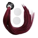 EPIGEIST 摩托车用装飾三編みウィッグ 小型軽量 耐久性バイクヘルメットアクセサリー 男女兼用 キッズ対応 ヘルメット飾り