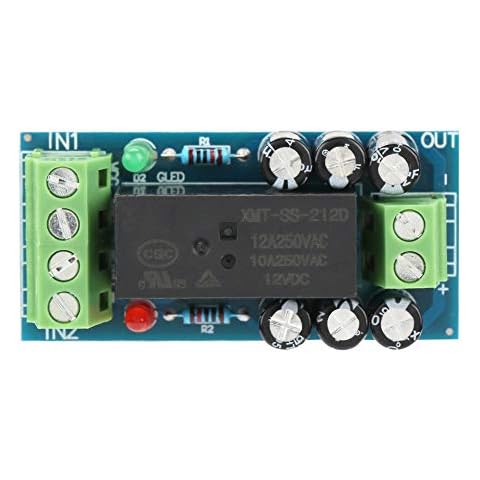 Power Supply Controller Module, DC 12V 12A Battery Automatic Emergency Power Supply Controller Memory Battery Backup Emergency Protector Cover