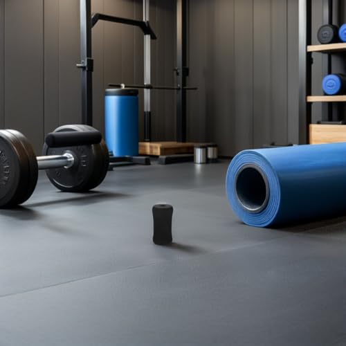 YARNOW Foam Pads Rollers para pies 6 unidades, material goma y plástico, reduce ruido, para gimnasio en casa miniatura 6