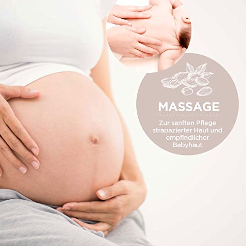 Foto von Bio Mandelöl - Bio Almond Oil Rein - 100ml - Massageöl Babyöl Haaröl Körperöl - Hair Baby Vitamin E - Made in Germany - von Kinsky