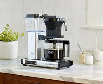 Technivorm Moccamaster 53941 KBGV Select 10-Cup Coffee Maker, Polished Silver, 40 ounce, 1.25l