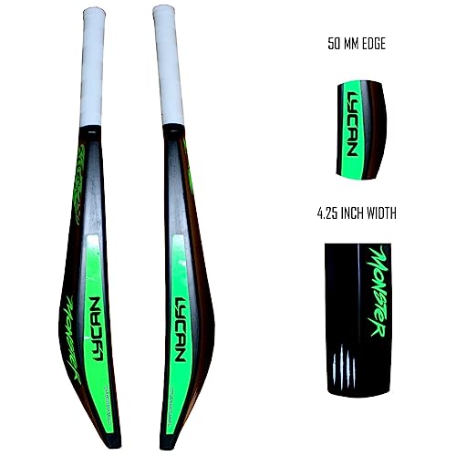 Image of Lycan Cricket bat for Adults Plastic Tennis Cricket Bat for Mens Heavy Plastic Cricket Bats - Full Size - Long Handle (Monster - Cricket BAT)