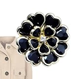 Tapas de botones con clip - Decoración de ropa vintage Elegante y Fantasía Original | Accesorios de Personalización para Botones de Blusa - para la Abuela Madre Esposa Fi, Se référer au descriptif