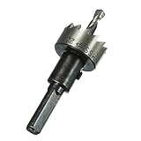 Broca de corona con nuevo 22 mm agujero Sierra Dientes HSS Acero cortador herramienta de aleación de metal y madera