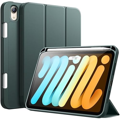 JETech Case for iPad mini A17 Pro/6th Gen (2024/2021), Misty Green
