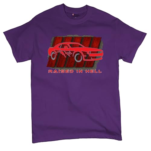 T-shirts Raised in Hell pour homme avec imprimés graphiques premium