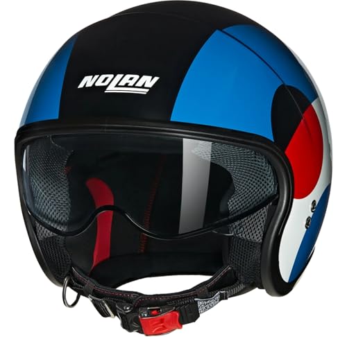 Casque jet Nolan N21 Commuting Bicromo violet rouge XL compact - 3