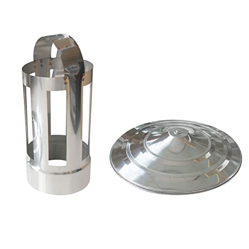 Kaminabdeckung schornsteinabdeckung regenhut edelstahlschornstein kaminaufsatz schornsteinhaube regenhaube ofenrohr