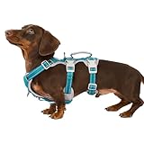 Huntboo Arnés para Perros No Escape, arnés a Prueba de Escapes, arnés Totalmente Reflectante con asa Acolchada, Transpirable, Chaleco Ajustable para Perros medianos de Paseo, adiestramiento y Carrera