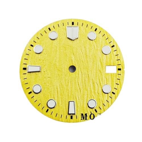Cadran de montre blanc 28.5mm stérile multi-position couronne 3.0 3.8 4.2 heures