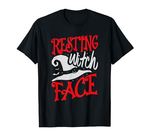Image of Resting witch face Halloween Fan Funny Halloween T-Shirt