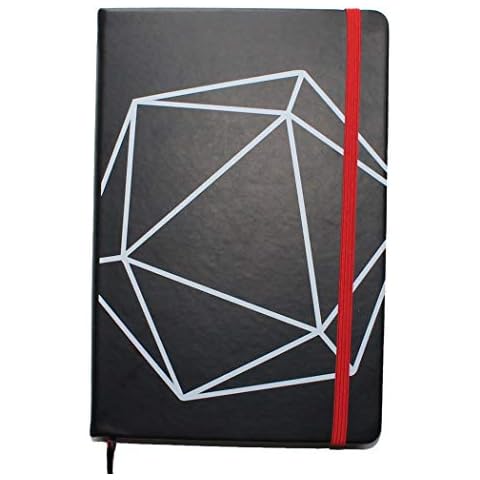 Paladin Roleplaying DnD Notebook Gift Set - Hardback Journal And Pen For Dungeons And Dragons And Other RPG Games - D20 Design Cover