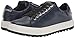 Karl Lagerfeld Paris Men's Recycled Leather Low top Sneaker, Navy, 7
