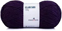Fio Pingouin Club 500 100g, Lã 100% Acrílico Tex 500 para Tricô e Crochê, Fio Encorpado de Inverno, Diversas Cores, Acabamento Premium (Formosa)