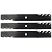 (3 Pack) Premium Replacement Mulching Lawn Mower Deck Blade fits Excel Hustler 793794 794685