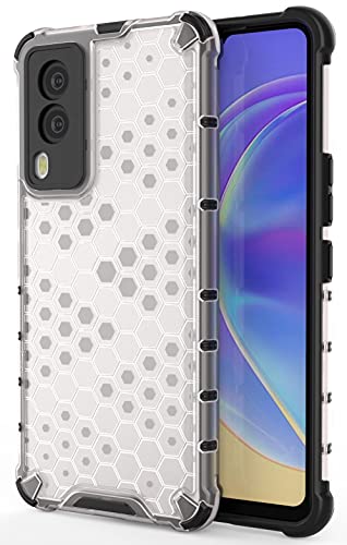 Image of Glasgow Back Case Cover Compatible with Vivo V21E 5G (Stylish Design) -Transparent