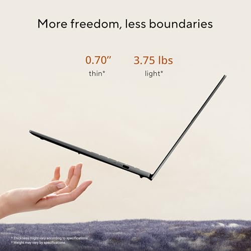 Image of ASUS Vivobook S16 Laptop (2026), 16 inch 16:10 WUXGA OLED Display, Copilot+ PC, AMD Ryzen AI 9 465 Processor, AMD Radeon Graphics, 32 GB RAM, 1TB SSD, WiFi 6, Windows 11 Home, Matte Gray, M3607GA-ES99