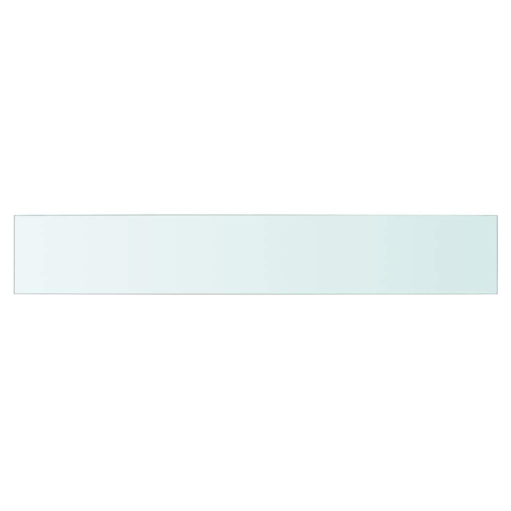SKM Shelves 2 pcs Panel Glass Clear 90x15 cm (Weight-6KG)