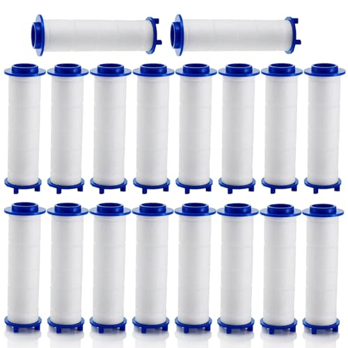 10/20 Pcs ShowerHead Filters Multiple Sizes Ion Shower Dropse Head Filter PP Cotton Replacement Cartridge Water Filter Core Cotton for Handheld Showerheads (B20*pc 2.75in/7cm)