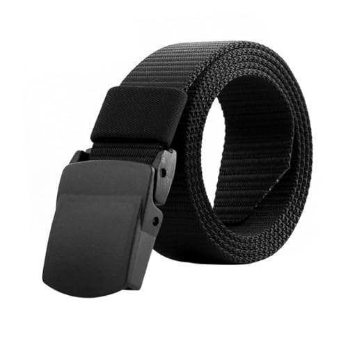 3Pcs Quick Dry Training Belt Breathable Canvas Belts with Plastic Buckle for Men for Outdoor Sports Hunting and Daily Wear