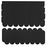 Nuts OT nuts 45 Stück Dachschindeln für Vogelhaus Dachpappe Schindeln Selbstklebend Schindeln Vogelhaus Mini Dachschindeln für Nistkasten Hasenstall Insektenhotel Eichhörnchenhaus Gartenhaus (Schwarz)