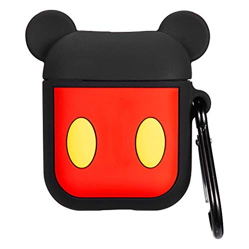Logee Mouse Case For Airpods 1&2,Cute Character Silicone 3D Funny Cartoon Airpod Cover,Soft Kawaii Fun Cool Design Skin Kits With Carabiner,Unique Cases For Girls Kids Teens Women Air Pods #TOP1