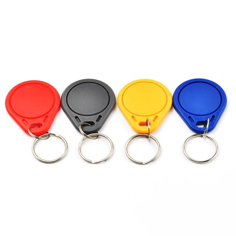 100Pcs/Lot CUID App MCT Modify UID Changeable NFC 1k s50 13.56MHz Keyfob Block 0 Writable ISO14443A(Mixed Color)