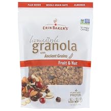Erin Bakers Homestyle Granola with Ancient Grains-Fruit & Nut-2 packs