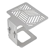 Semme Semme Stojak na wagę elektroniczną do Ekspresu do Kawy - Stojak Ważenia ze Stali Nierdzewnej Premium 304 (BLACK) (SILVER)