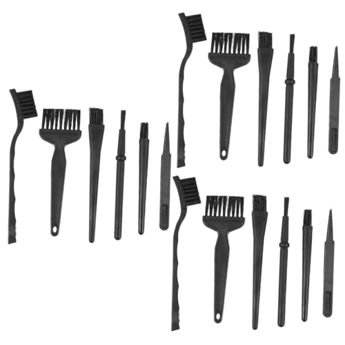 18 Pezzi Set Di Spazzole Per La Pulizia Mini Tastiera Spazzola Per La DellAuto Pulitore Per Schermo Elettronico Spolverino Per La Pinzette Mini Pennello