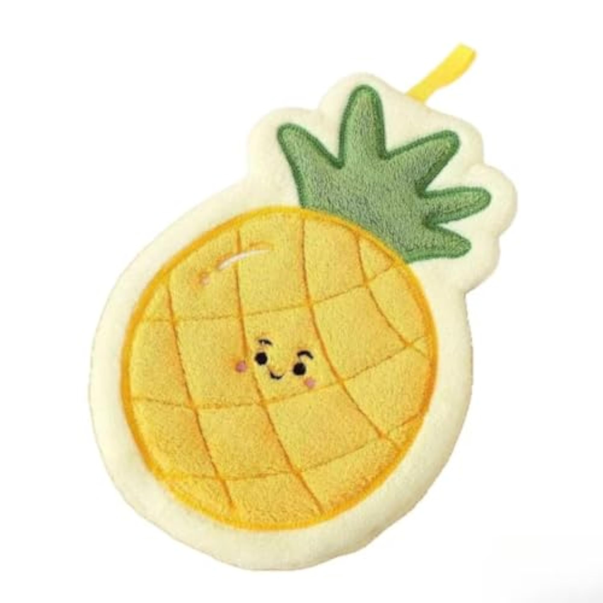 Pineapple Shape Kids Bath Sponge with Hanging Loop