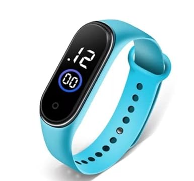 FARP Digital Watch led Watch Light Blue Colour Mens Watch Womens Watch Boys Watch Girls Watch