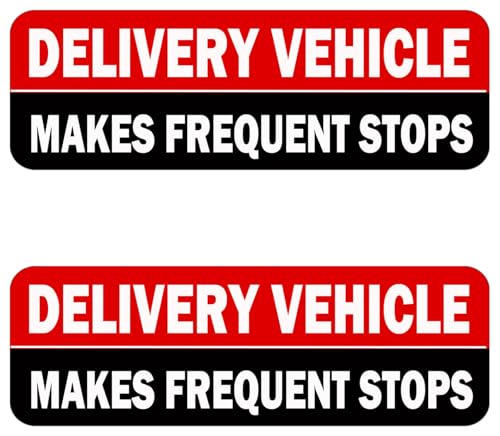 Image of Delivery Driver Car Magnet, Delivery Magnetic Car Door and Bumper Sign, High Reflective, Stronger Magnetic, Eye-Catching Design for Delivery.