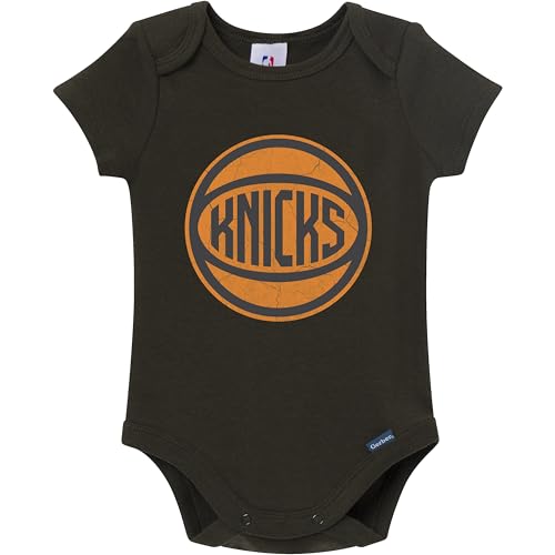 Image of Gerber Baby NBA Boys & Girls 2-Pack Short Sleeve Onesie Bodysuits