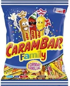 Carambar Family 450g (Carambar Family Fruit, Caranougat, Caramel, Cola, Grenadine 450g)