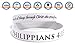 Reminderband - Philippians 4:13 Silicone Bracelet for Women & Men – Reversible Bible Verse Wristband – Christian Rubber Bracelet Motivational Rubber Bracelets White Color, Large Size